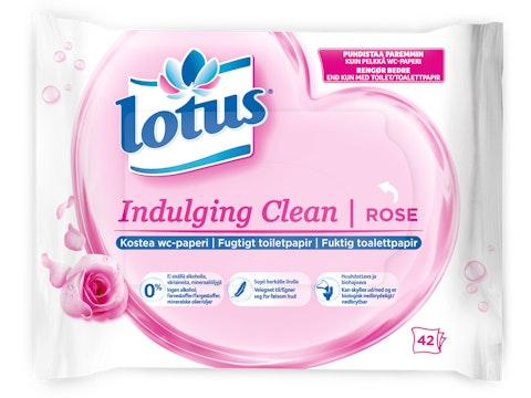 Lotus kostea wc-paperi 42kpl delicate rose