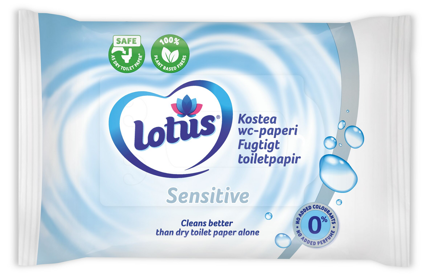 Lotus kostea wc-paperi 42kpl Sensitive