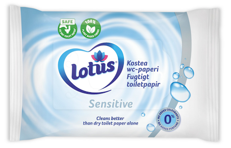 Lotus kostea wc-paperi 42kpl Sensitive