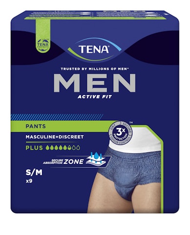 Tena Men inkosuoja Active Fit Pants M 9kpl