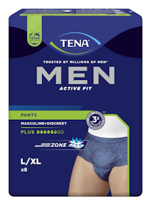 Tena Men inkosuoja Active Fit Pants L 8kpl