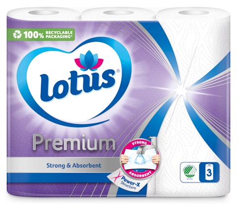 Lotus Premium talouspaperi 3rl
