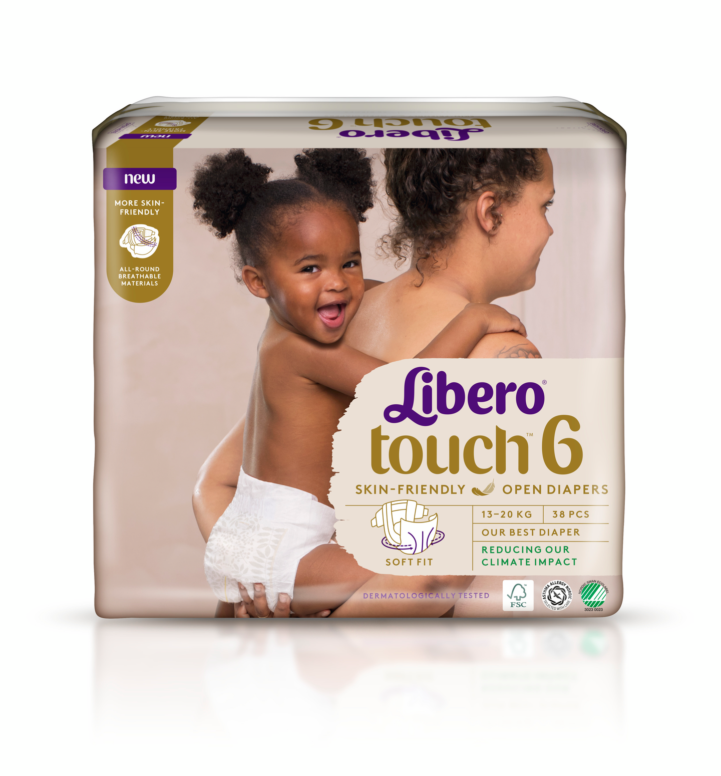 Libero Touch teippivaippa 38kpl 13-20kg S6