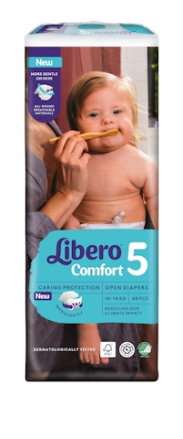Libero 48kpl Comfort teippivaippa 10-14kg koko 5