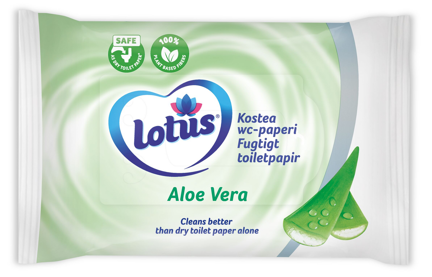 Lotus kostea wc-paperi 42kpl Aloe Vera