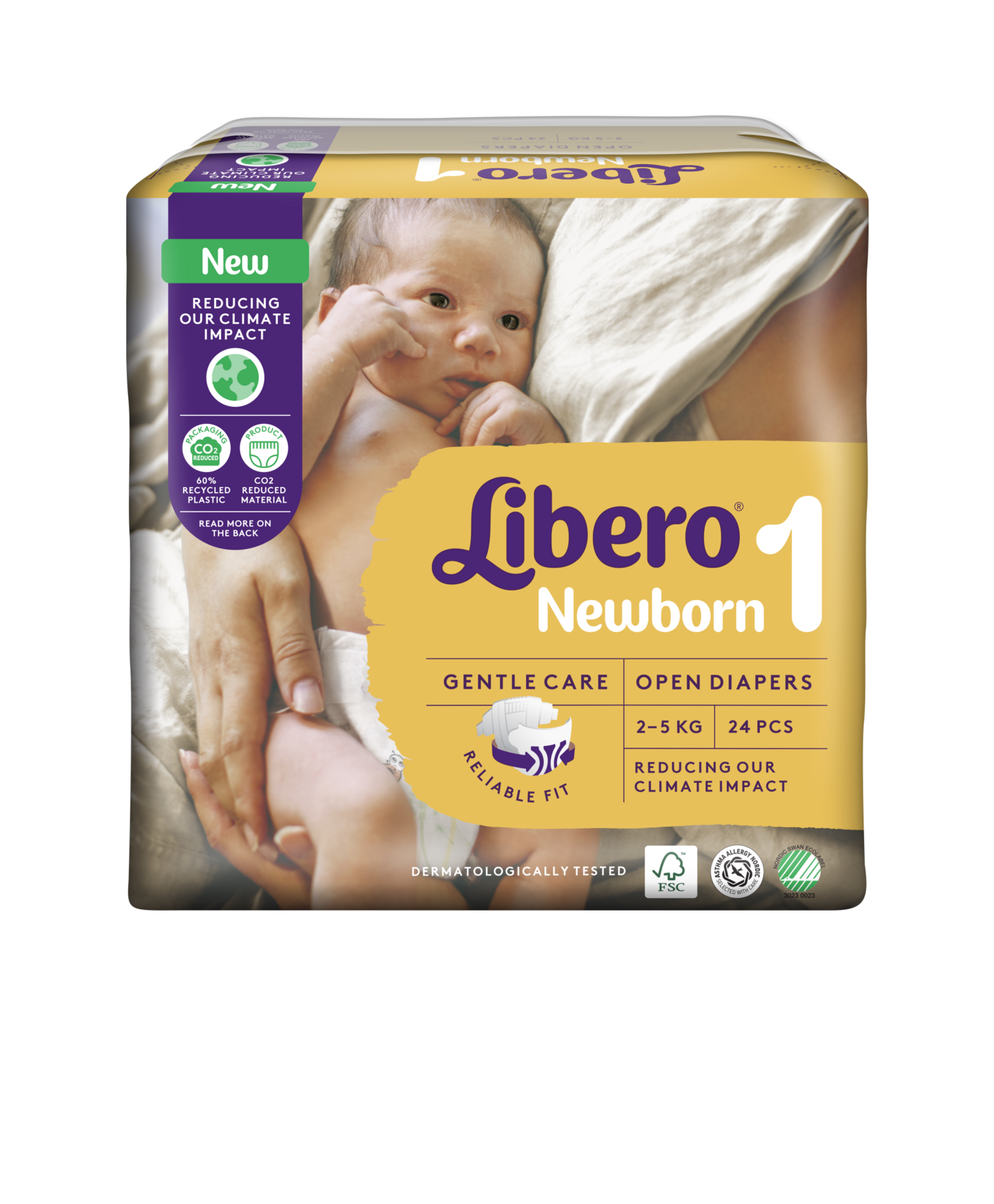 Libero Newborn teippivaippa 24kpl koko 1 2-5kg