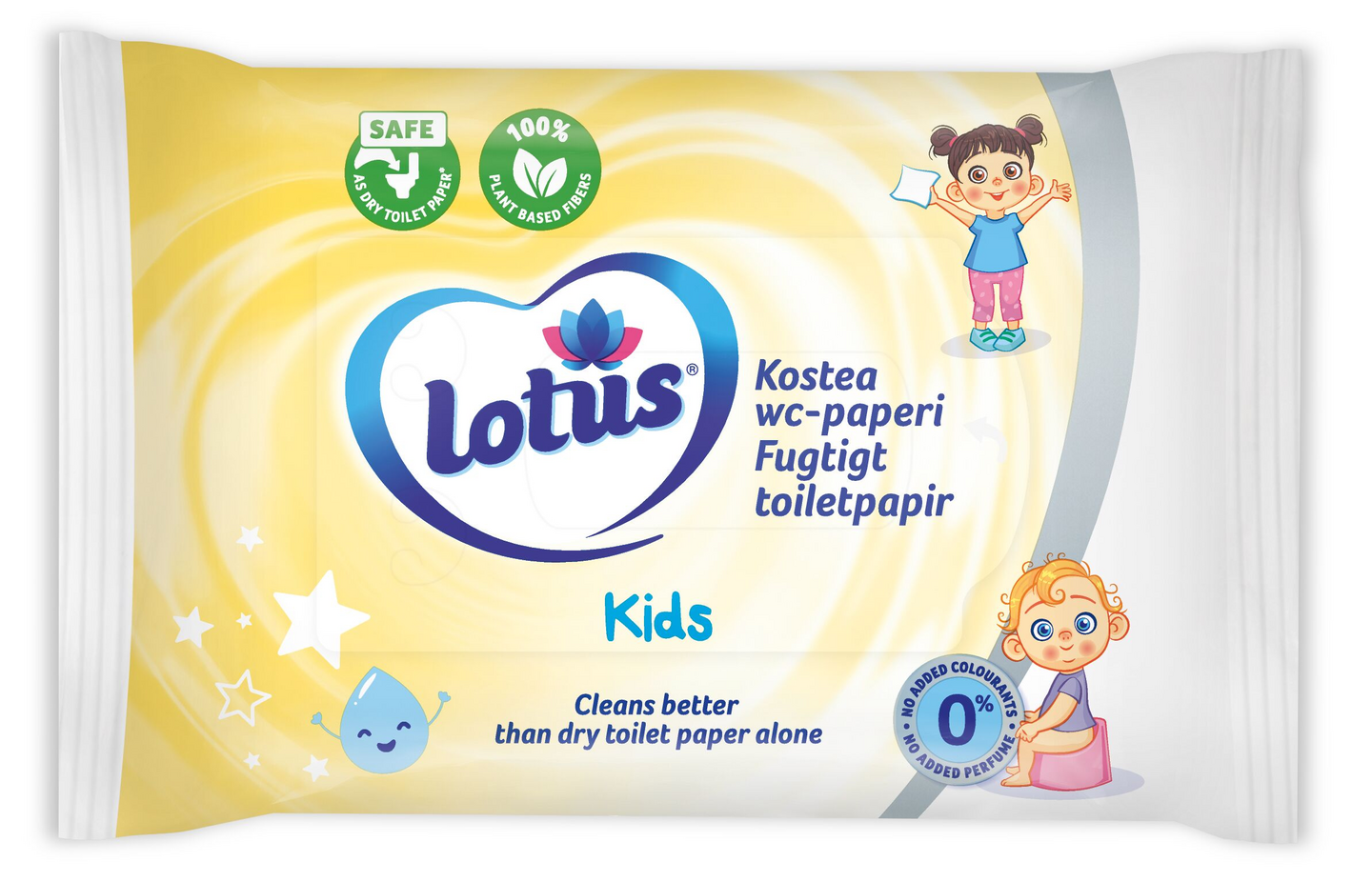 Lotus kostea wc-paperi Kids 42kpl