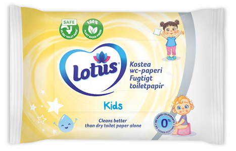 Lotus kostea wc-paperi Kids 42kpl