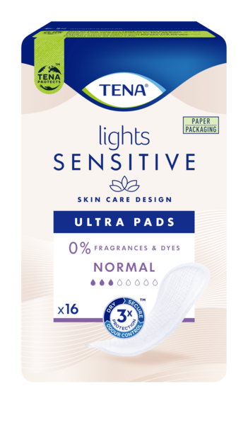 Tena Lights Sensitive Ultra side Normal 16kpl