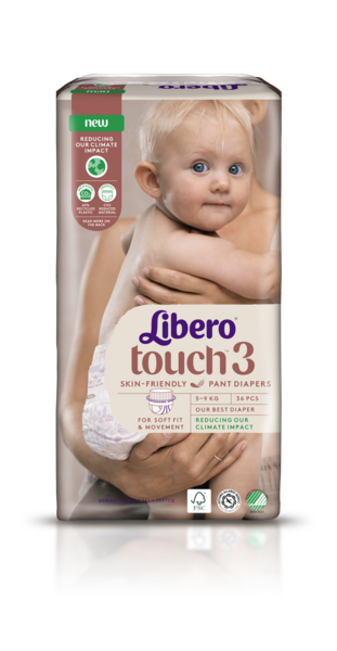 Libero Touch housuvaippa koko3 5-9kg 36kpl