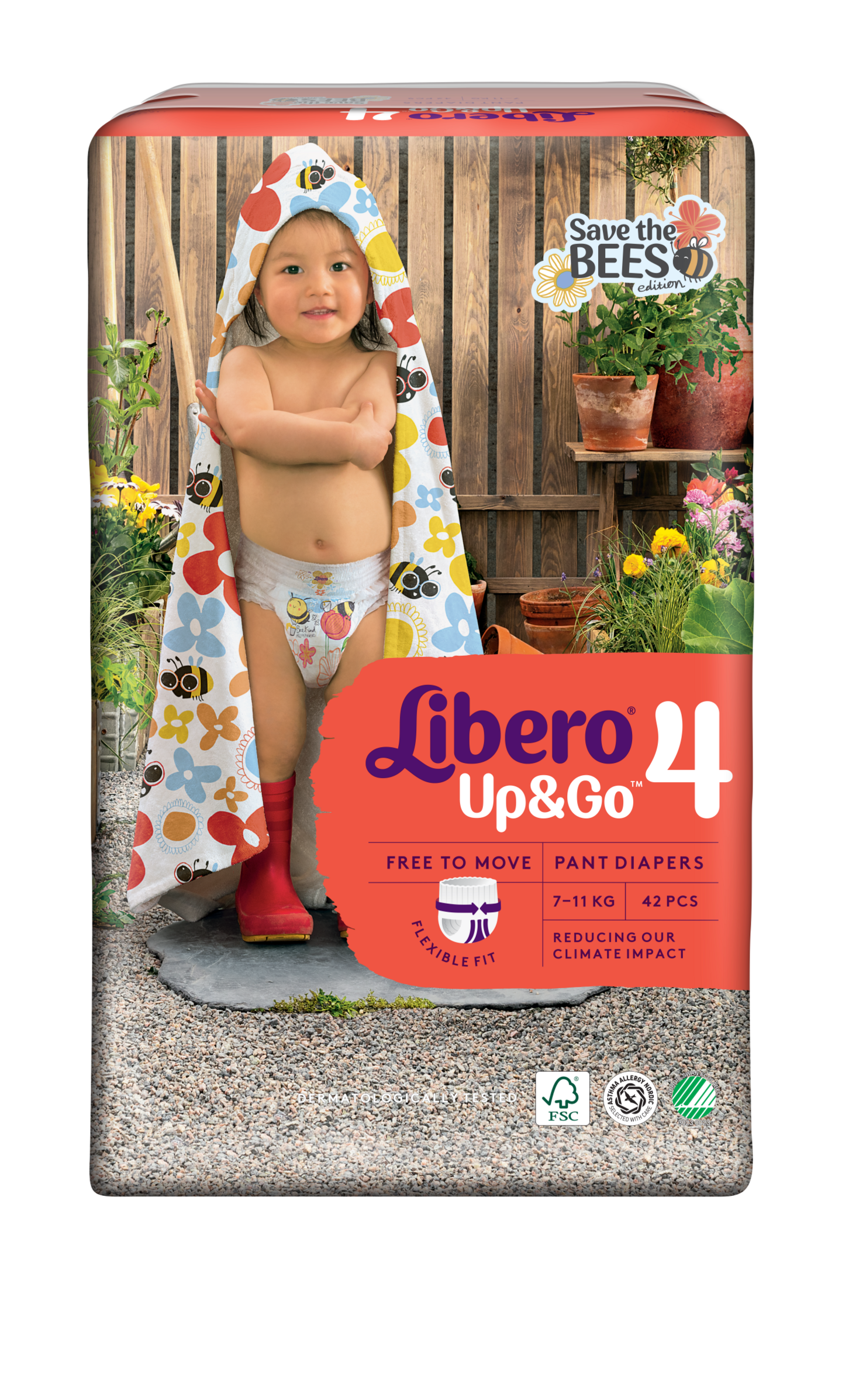 Libero Up&Go housuvaippa koko4 7-11kg 42kpl