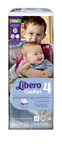 Libero Comfort teippivaippa koko4 7-11kg 50kpl