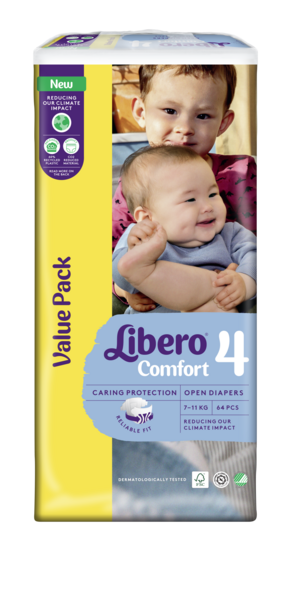 Libero Comfort teippivaippa koko4 7-11kg 64kpl valuepack