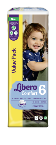 Libero Comfort teippivaippa koko6 13-20kg 54kpl valuepack
