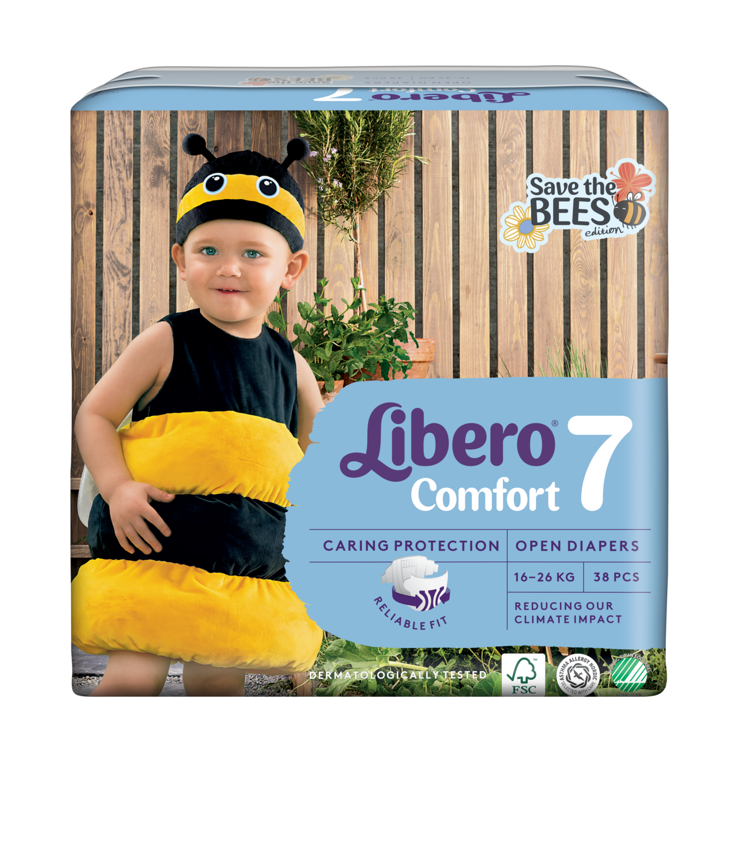 Libero Comfort teippivaippa koko7 16-26kg 38kpl