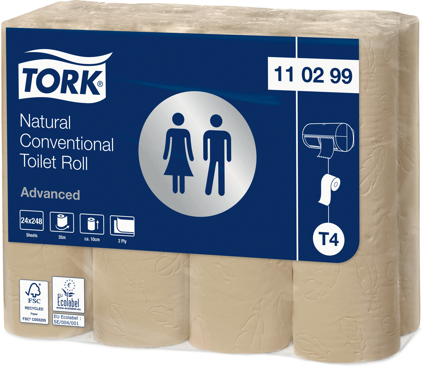 Tork Natural wc-paperi 24 x 248 arkkia Advanced T4
