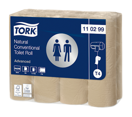 Tork Natural wc-paperi 24 x 248 arkkia Advanced T4
