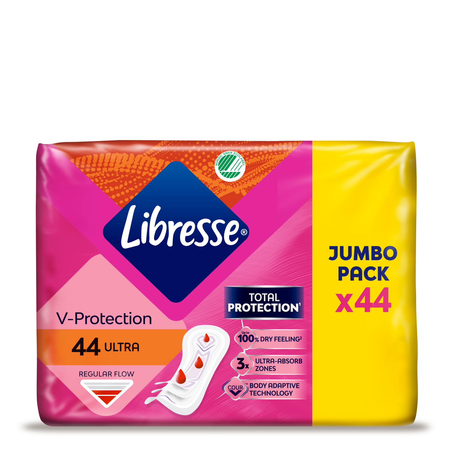 Libresse side Ultra Normal 44kpl Jumbo-pakkaus