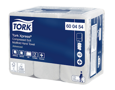 Tork Xpress Advanced Compressed Soft Multifold käsipyyhe H2 200arkkia