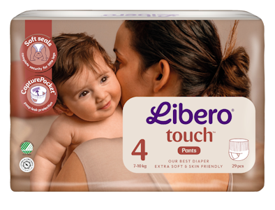 LIBERO Touch housuvaippa koko 4, 29kpl, 7-10 kg