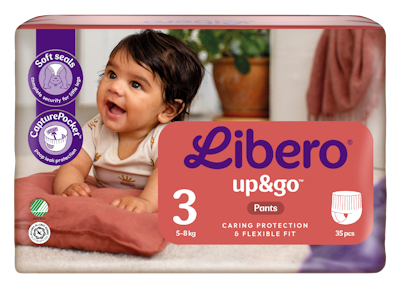 LIBERO Up&Go housuvaippa koko 3, 35kpl, 5-8 kg