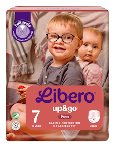 LIBERO Up&Go housuvaippa koko 7, 24kpl, 16-26 kg
