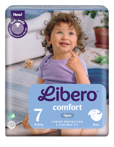 LIBERO Comfort teippivaippa koko 7, 28kpl, 16-26kg