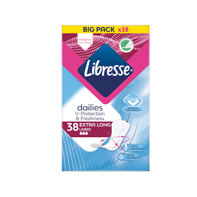 Libresse pikkuhousunsuoja XL 38 Big pack