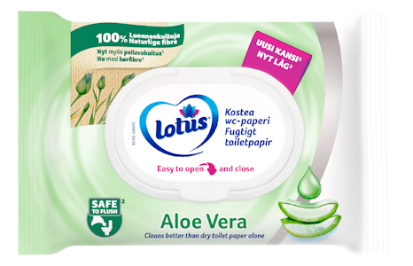 Lotus kostea wc-paperi 42kpl Aloe Vera