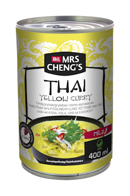 Mrs Cheng's Thai Yellow Curry valmis ateriakastike 400ml