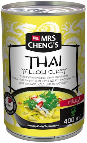 Mrs Cheng's Thai Yellow Curry valmis ateriakastike 400ml