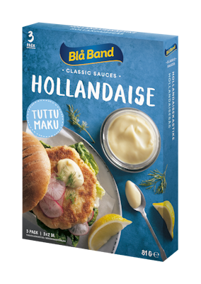 Blå Band klassinen hollandaisekastike 3x27g