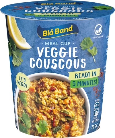 Blå Band Meal Cup Veggie Couscous Kasvis-Couscous-ateria 70g