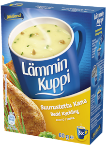 Blå Band Lämmin Kuppi 3x20g suurust kana