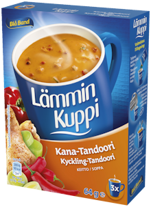 Blå Band Lämmin Kuppi Kana-Tandoorikeitto 3x21g