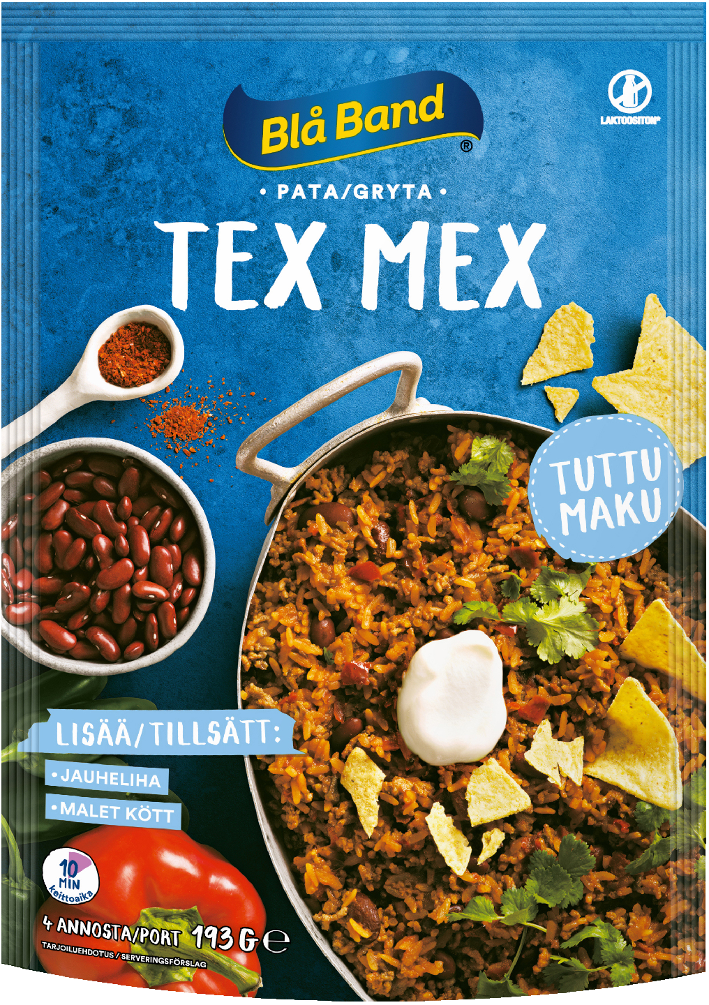 Blå Band Tex Mex pata 193g