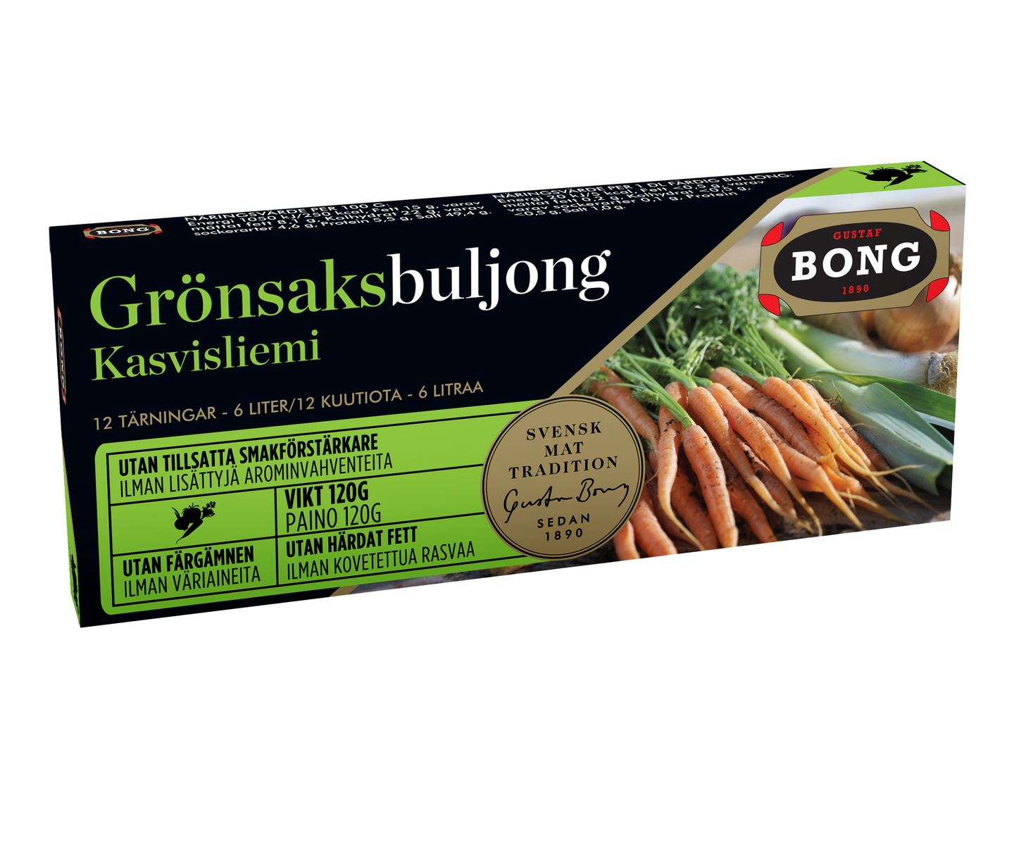 Bong Kasvisliemikuutiot 120g