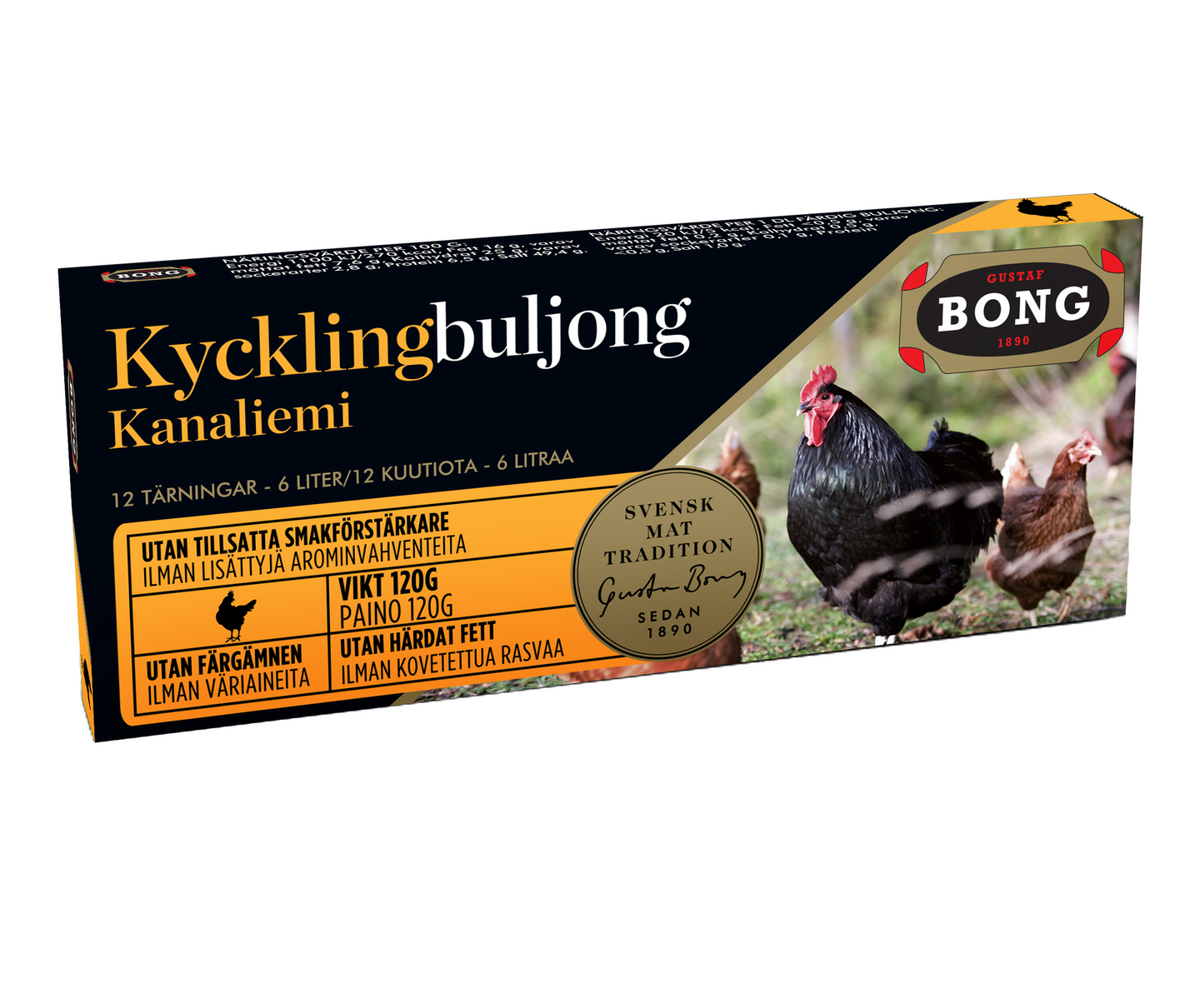 Bong Kanaliemikuutiot 120g