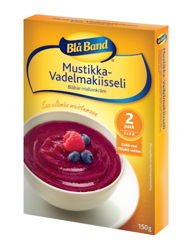 Blå Band Mustikka-Vadelmakiisseli 2x75g | K-Ruoka Verkkokauppa