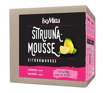 IsoMitta Sitruunamousse-ainekset 2x500g