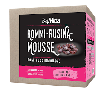 IsoMitta Rommi-rusinamousse-ainekset 2x500g