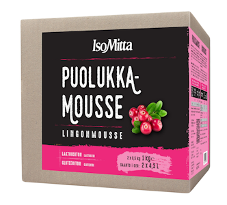 IsoMitta Puolukkamousse-ainekset 2x500g