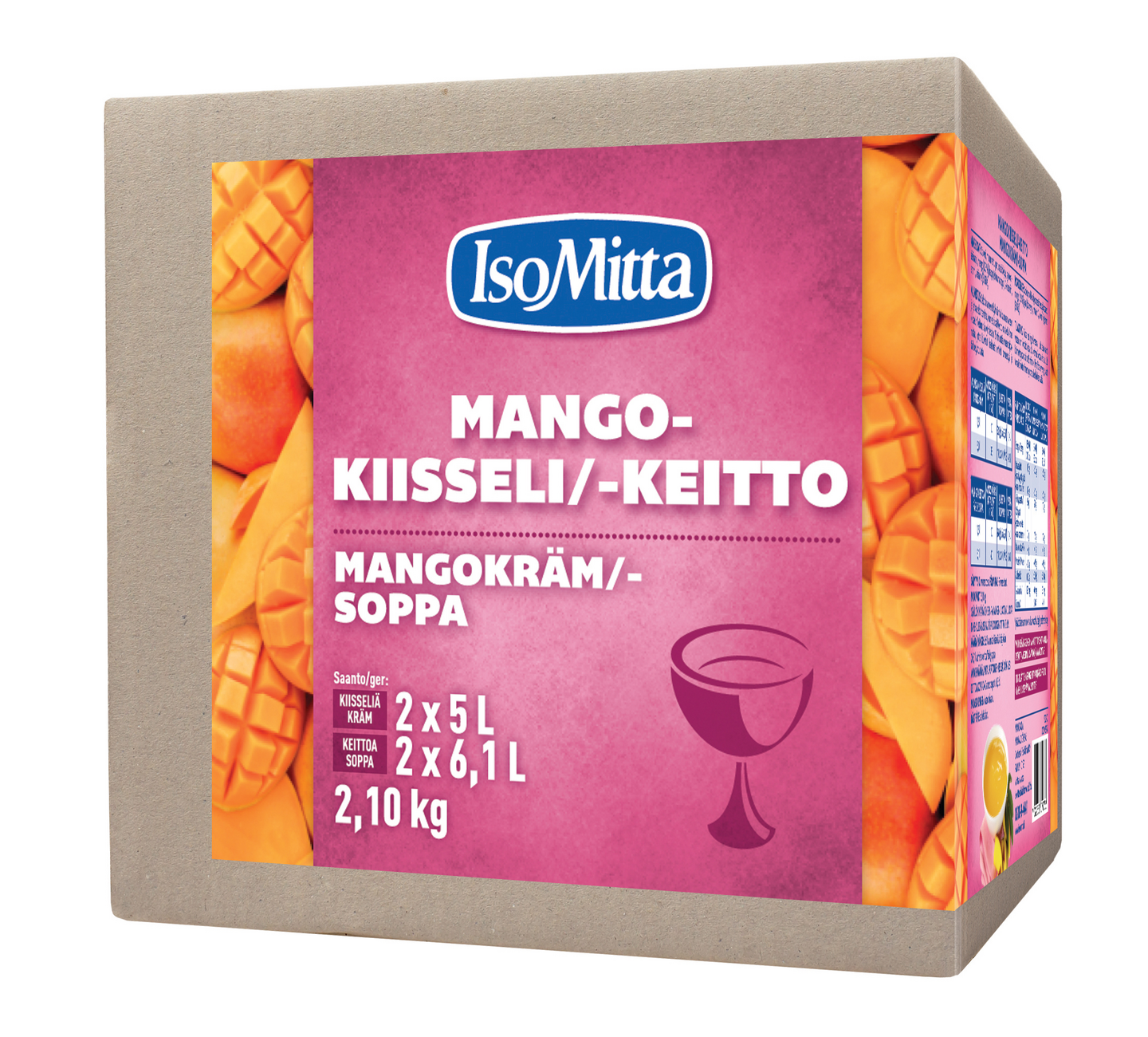 IsoMitta Mangokiisseli/-keitto 2x1050g