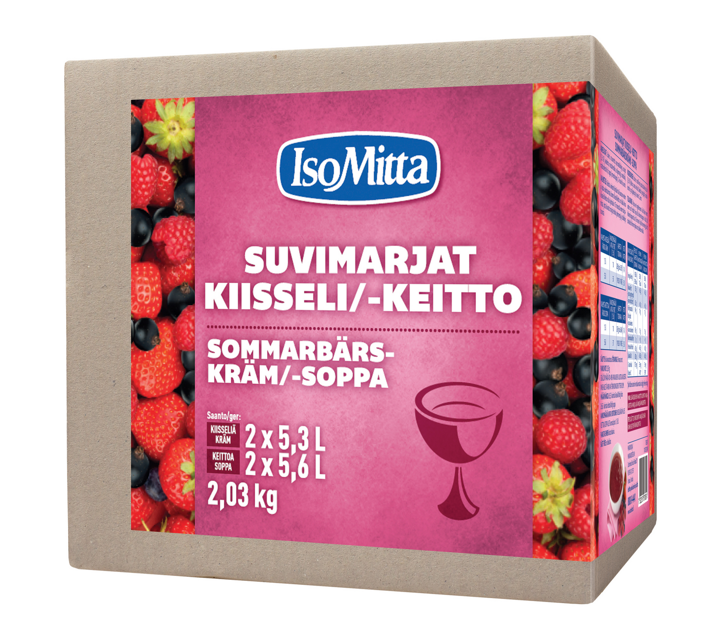 IsoMitta Suvimarjat kiisseli/-keitto 2x1015g