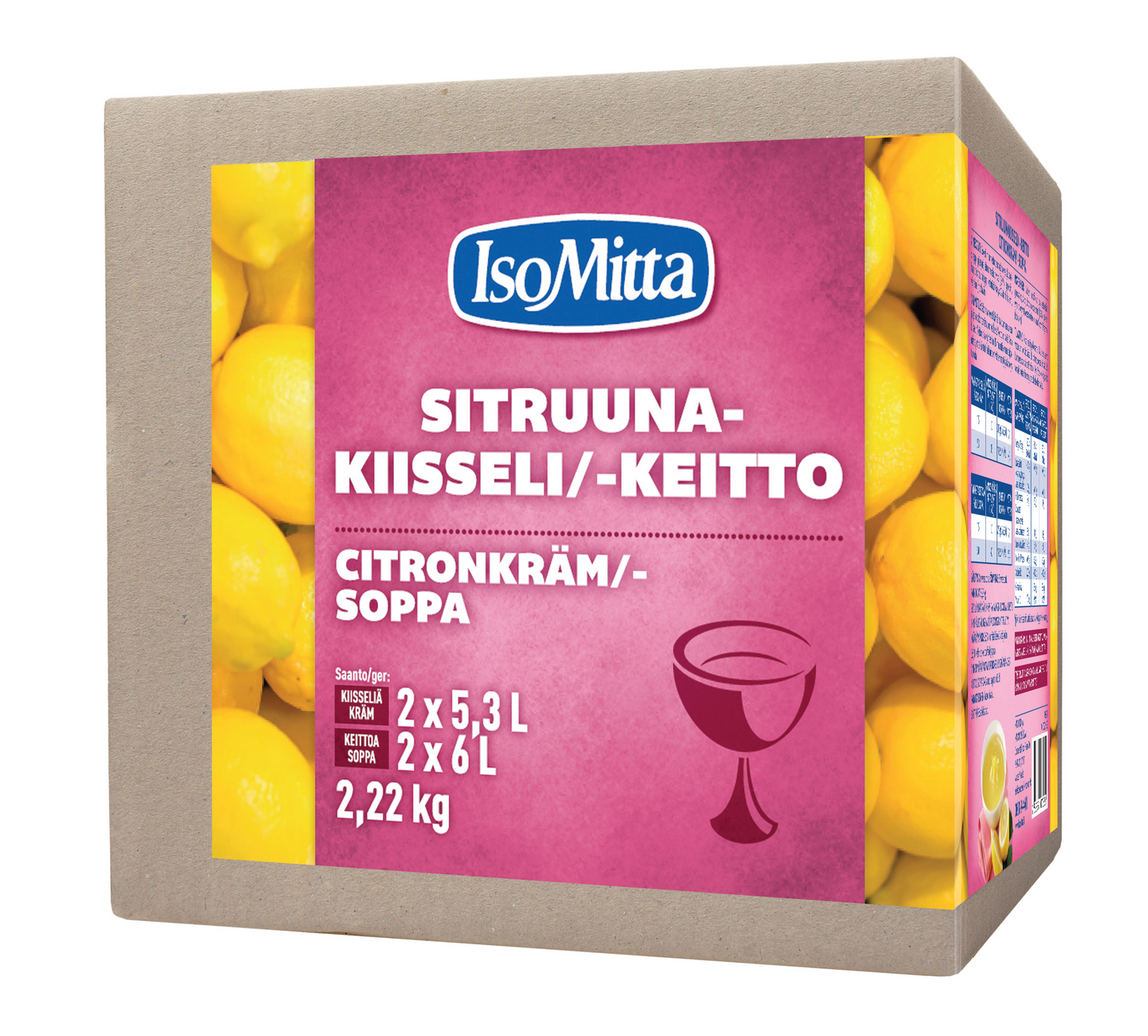 IsoMitta Sitruunakiisseli/-keitto 2x1110g