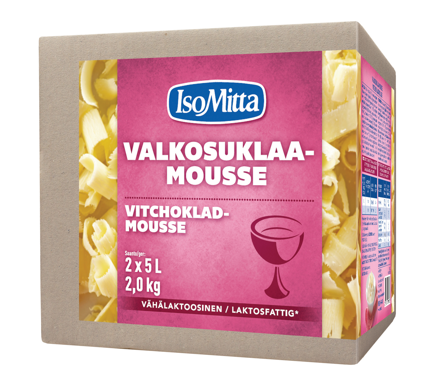 IsoMitta Valkosuklaamousse 2x1kg