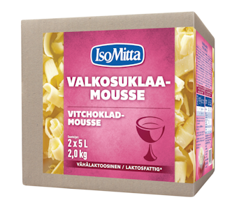 IsoMitta Valkosuklaamousse 2x1kg