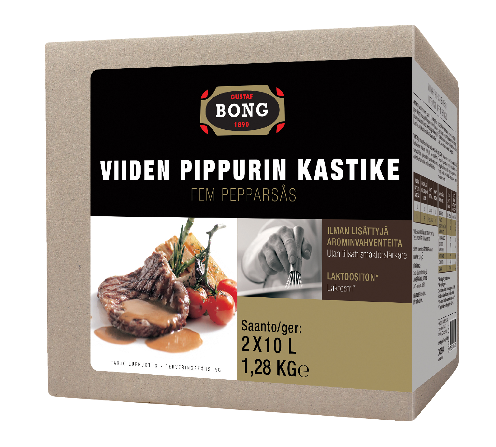 Bong Viiden pippurinkastike 1,28 kg