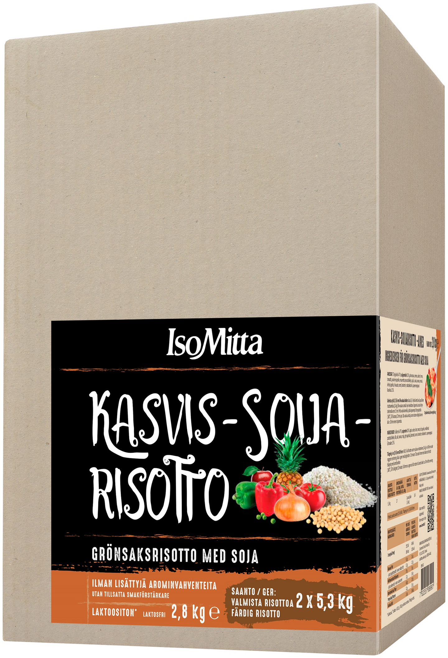IsoMitta Kasvis-Soijarisotto 2x1,5kg