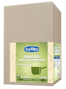 IsoMitta Vaalea peruskastikepohja 2x2,13kg